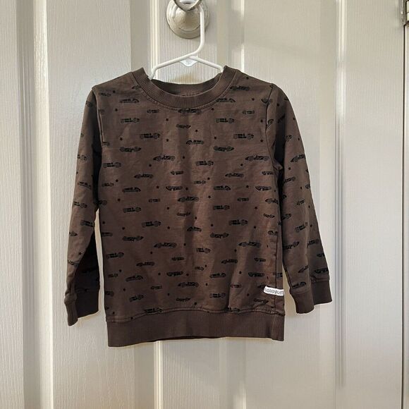 Ruggedbutts Vintage Race Car Crew Neck Sweatshirt Green Boys Size 4T - Picture 1 of 11